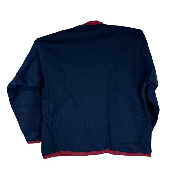 M&C Sportswear Happiness Is Being A Grandma Sweatshirt Long Sleeve L Navy & Red - Picture 3 of 6